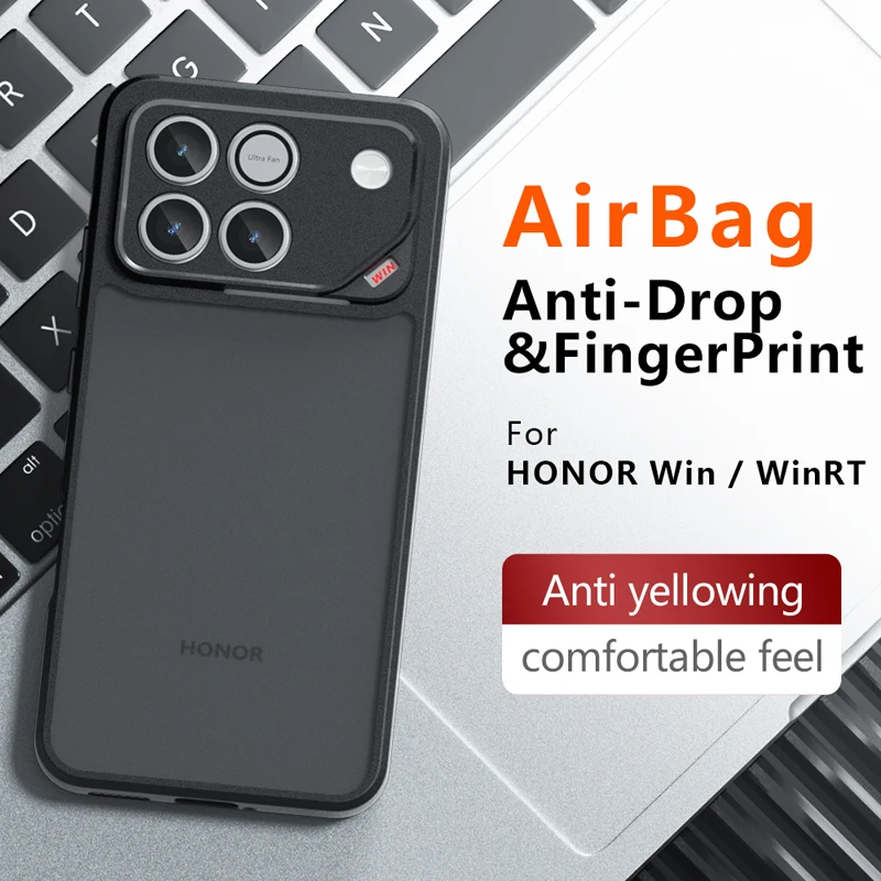 Shockproof Frosted Matte Anti-Fingerprint Transparent Cover