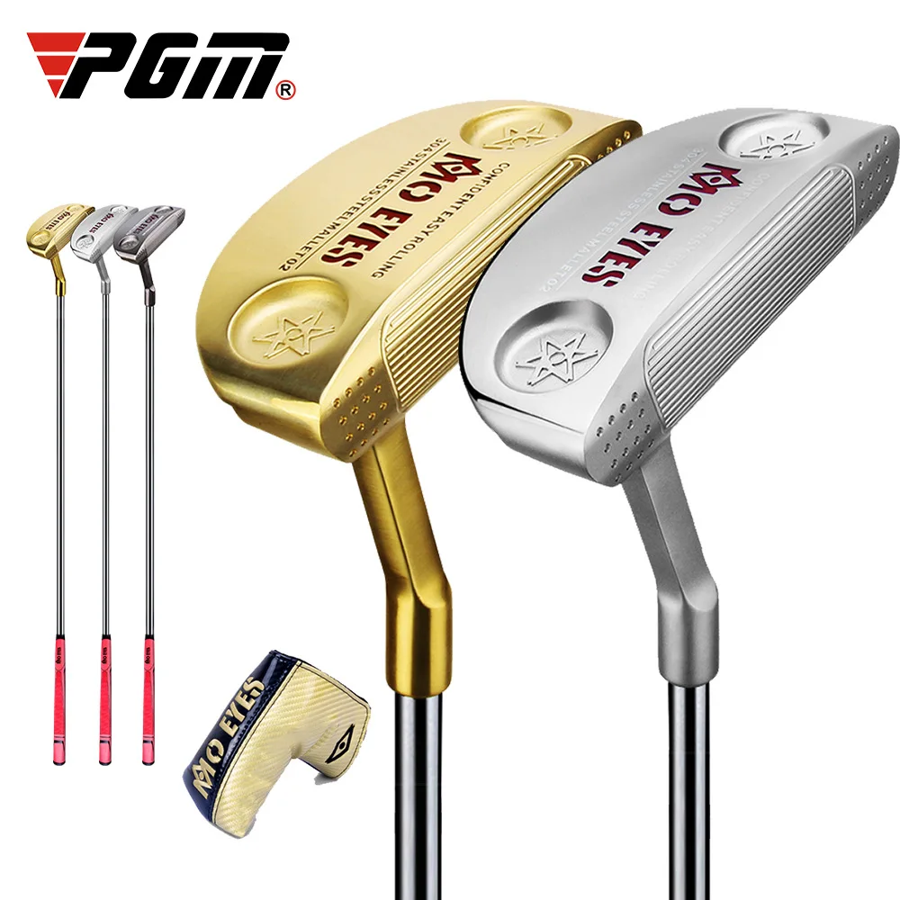 

PGM MO EYES Golf putter Authentic Driver Golf Men's Club Blue/Gold Putter with Line of Sight Large Grip Hitting Stability TUG021