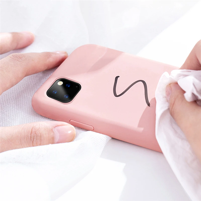 Liquid Silicone Soft TPU Back Bumper Case - Original Protective Cover