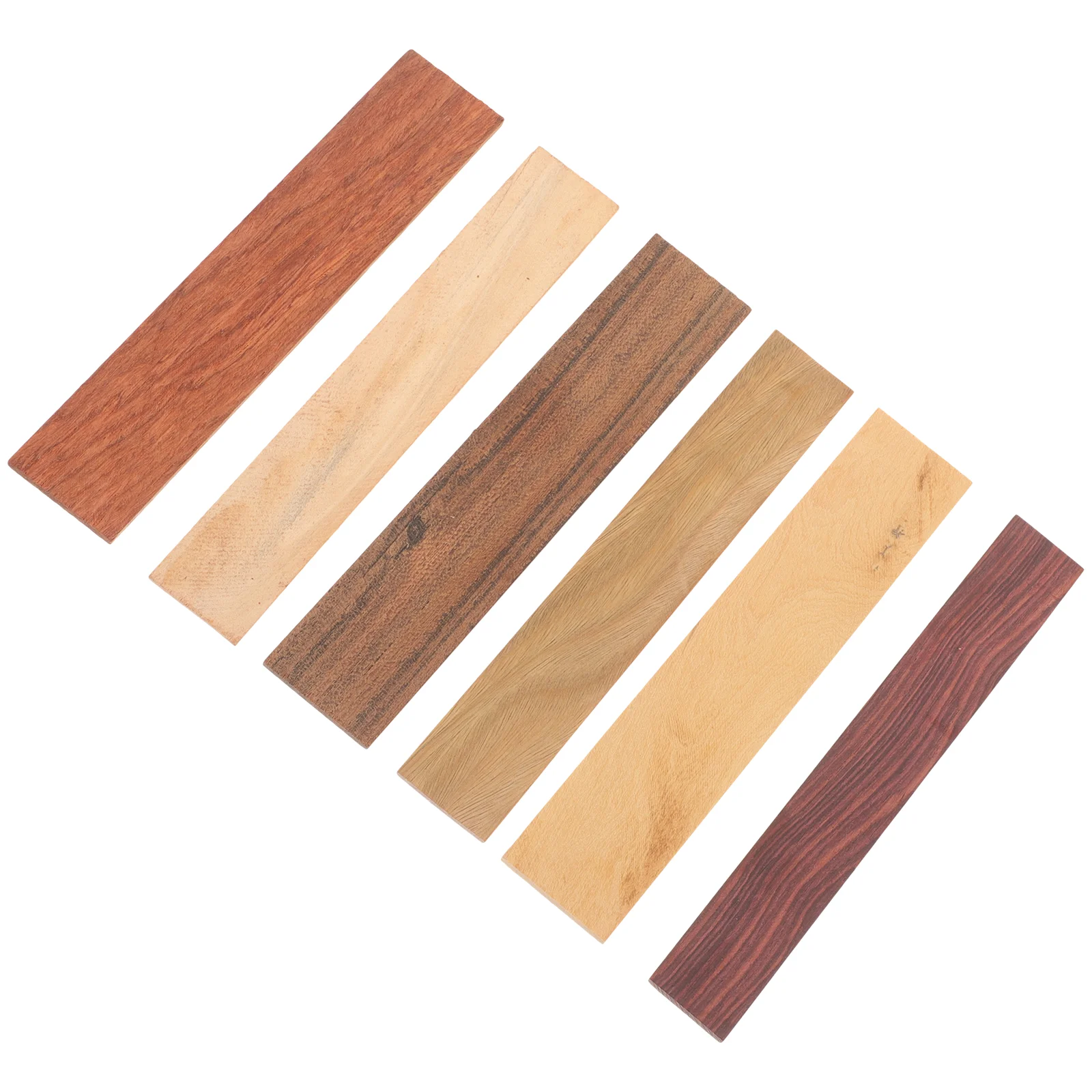 6 Pcs Bench Wood Planks Panels DIY Crafts Wooden Replacement Garden Slats  Textured Board