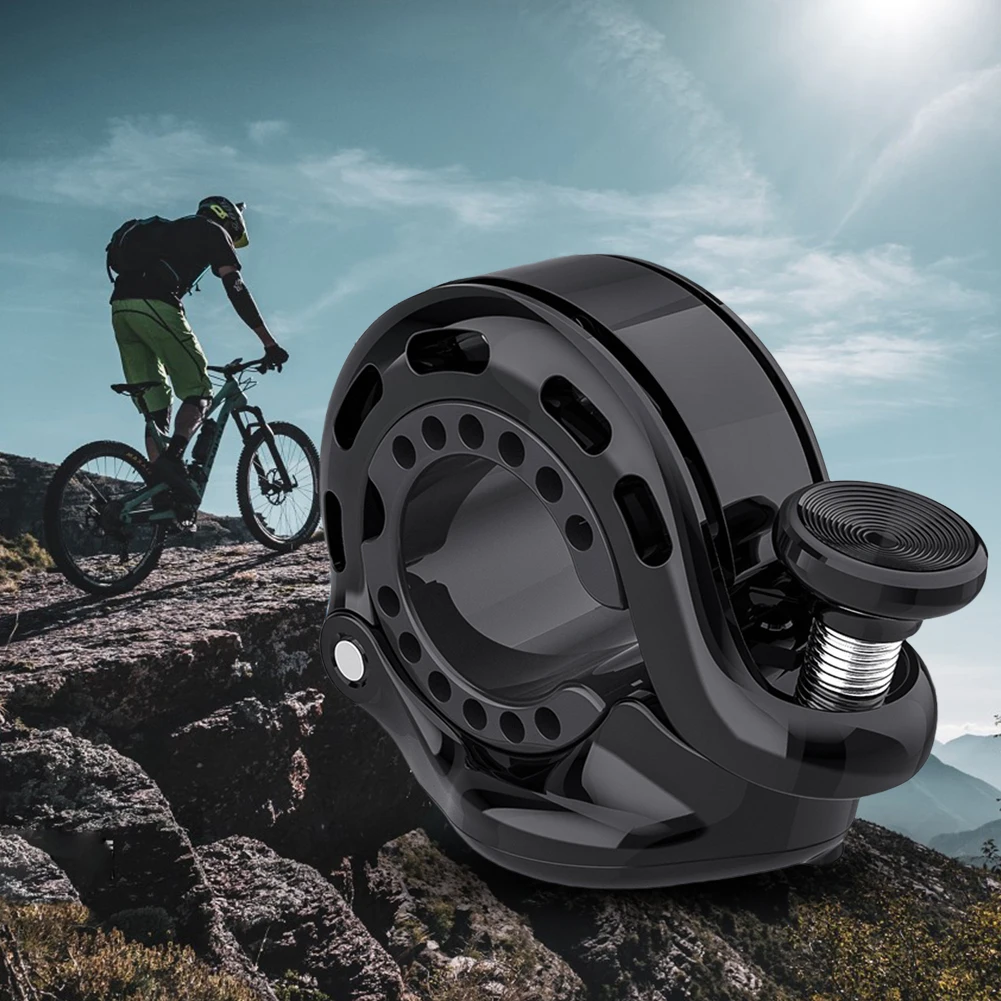 알루미늄 합금 MTB 사이클링 혼용 자전거 벨 도난 방지 자전거 핸들바 벨 (로드 바이크, 전기 자전거, MTB용)