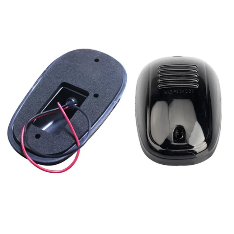 Black Smoked LED Cab Roof Marker Lights for SUV Truck 4x4