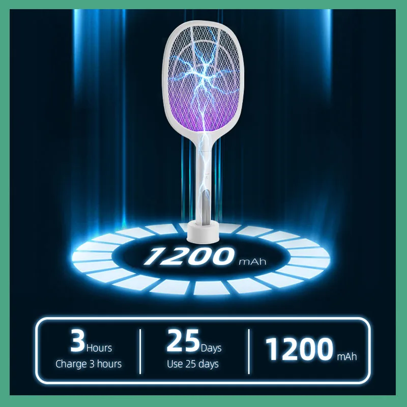 2 In 1 Fly Zapper Mosquito Racket