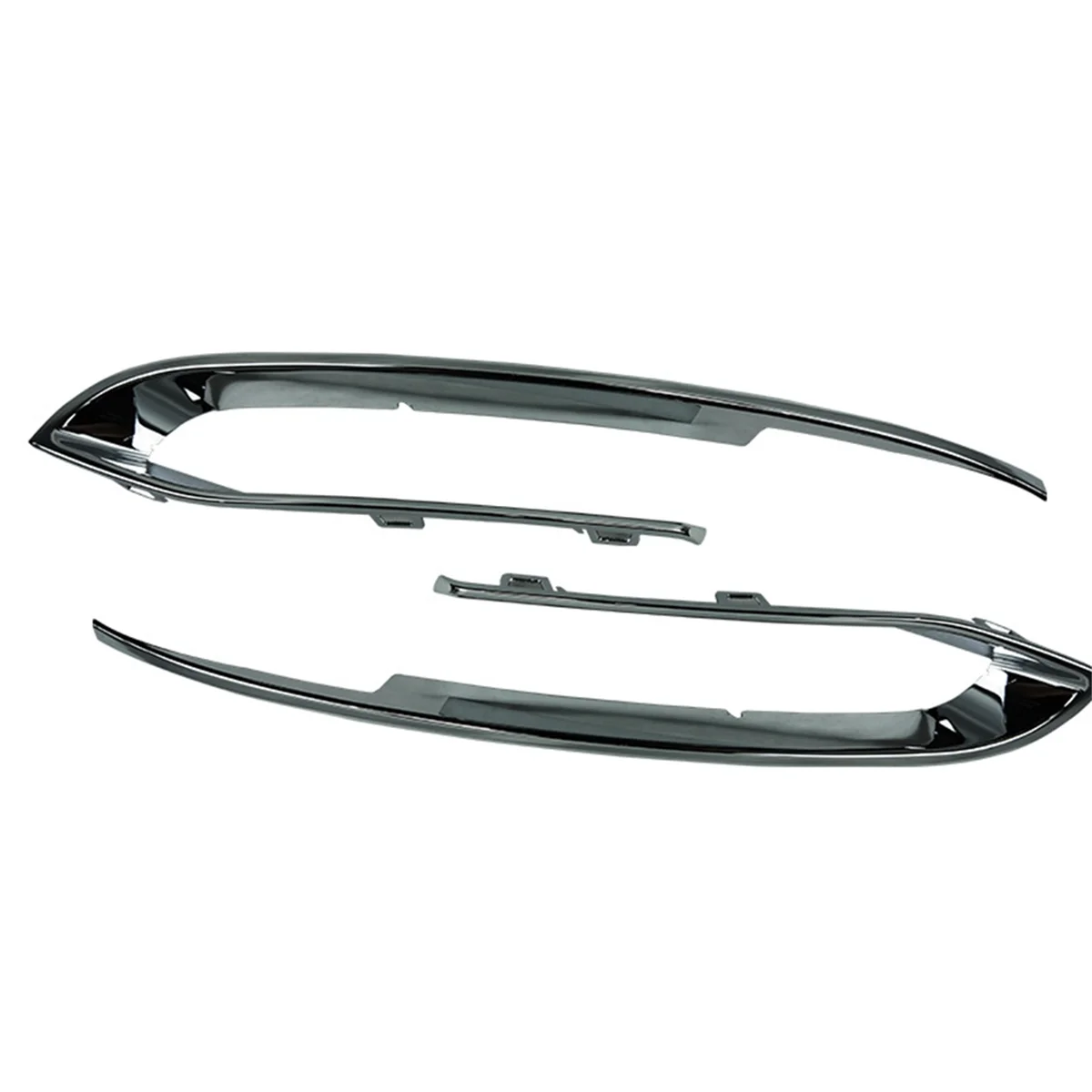 

1 пара декоративных полос для автомобильного бампера (LH + RH) для 5 серии F10 F11, противотуманная фоторамка, отделка 51117331769 51117331770