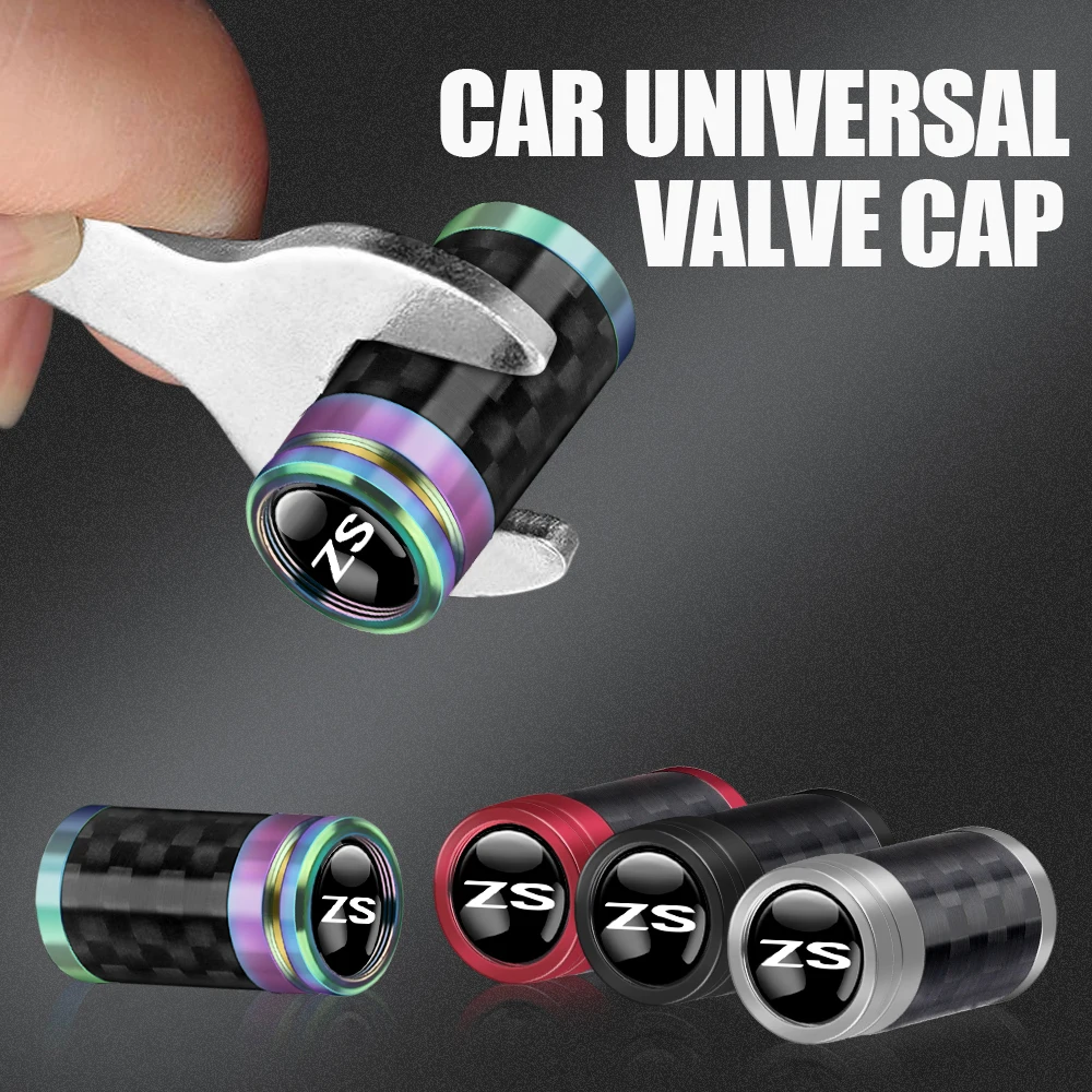 Колпачки клапанов автомобильных колес 4 шт./компл. из углеродного волокна крышка