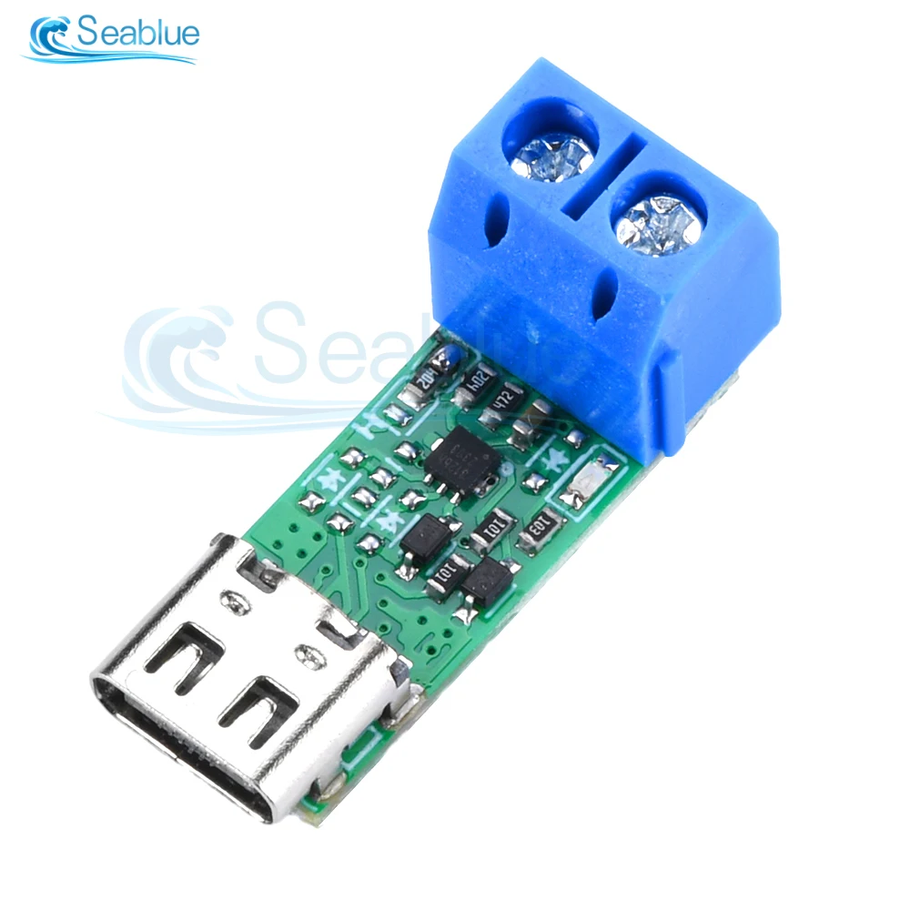 Convertore 12V modulo trigger USB-C PD 1PCS/5PCS - Esca di ricarica rapida QC3.0/PD con circuo boost PD per disposivi 502 Convertore 12V modulo trigger USB-C PD 1PCS/5PCS - Esca di ricarica rapida QC3.0/PD con circuo boost PD per disposivi 502