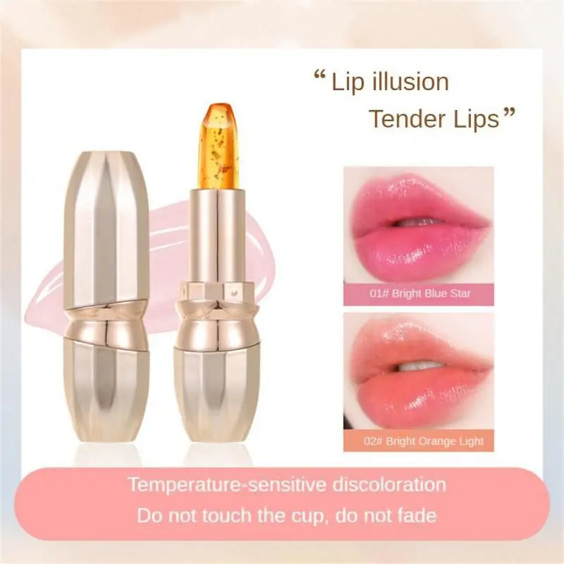 

Temperature-sensitive Repairing Lipstick Transparent Jelly Lipstick Color-changing Non-stick Lip Balm Waterproof Lip Care Makeup
