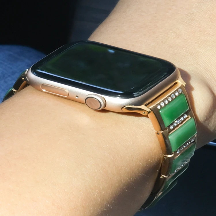 Luxury Jewelry Diamond Strap For Apple watch Ultra 8 7 49mm 45mm 41mm Stainless steel Band iWatch 8 7 6 5 4 3 SE 44mm 42mm 40mm