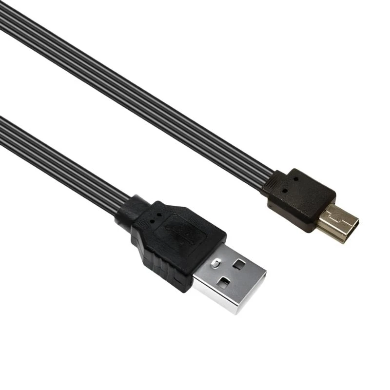 M68F 90 Grad USB zu Mini USB -Kabel -Silikon -Flachdrahtstütze Schnelles 480 Mbit / s – Detail 9