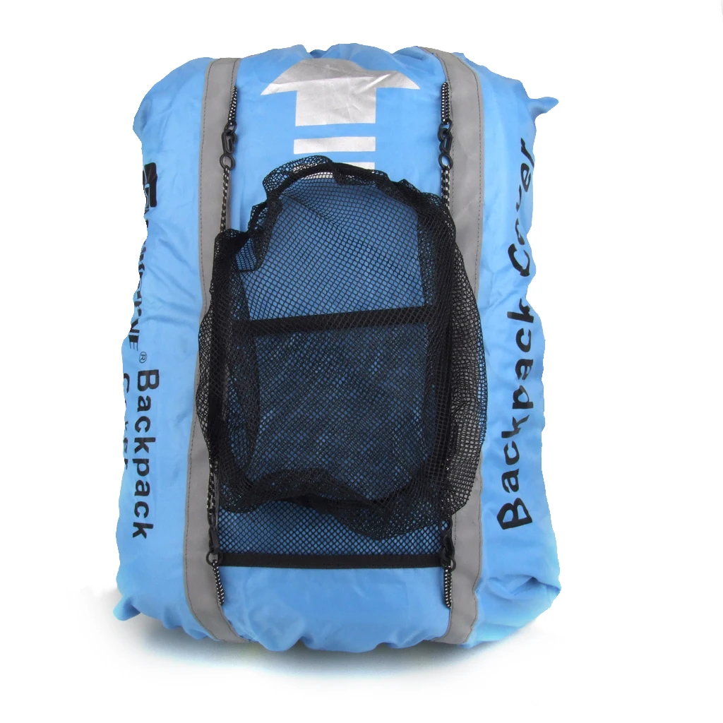 25-40L Backpack Rucksack Bag Dust Rain Cover w/ Helmet Mesh Climbing Accessories