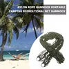 Garden Outdoor Thickened Nylon Rope Hammock Indoor Mesh Hammock Portable Simple Hammock Swing Chair 4