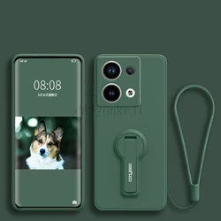 Luxury Silicone Soft Phone Case with Holder - Premium Protection and Style for Redmi Note 13 Pro 4G (Dark Green)