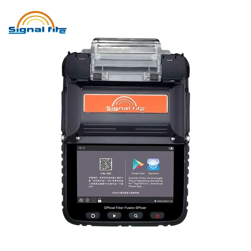 Original AI-6C AI-6C+/7C/8C/9 FTTH Fiber Optic Splicing Machine Optical Fiber Fusion Splicer Automatic 6 Motors ftth fiber fusion splicer komshine fx39 6s splice 6 motors trunk empalmadora de fibra optica soudeuse 7800mah battery capacity