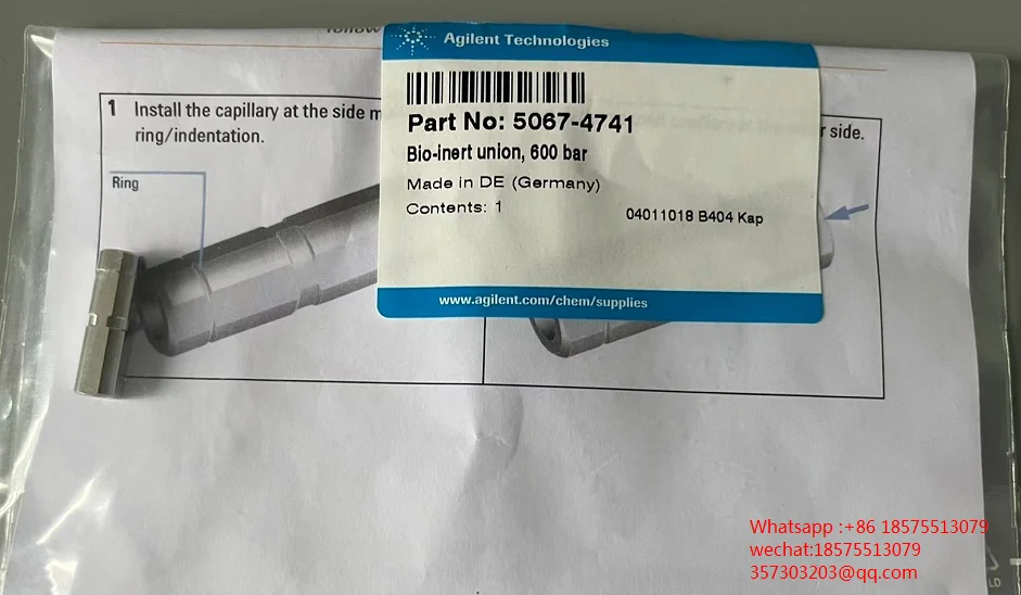

Agilent 5067-4741 нулевой глухой объем, двойной, Bioinert, нержавеющая сталь,
