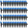 60 Pieces Irrigation Drip Emitter Garden Flag Irrigation Dripper Trees and Shrubs (Blue Black 2GPH) 1
