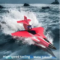 Sea Land And Air 3 in 1 Large RC Glider Plane  Raptor Waterproof Brushless Power Drop Resistant Remote Control Aircraft boy toy 1