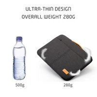 Housse pour ordinateur portable 14 15.6 pouces, pochette pour Macbook HP Dell Acer, mallette d'ordinateur antichoc, étui de voyage pour hommes d'affaires 4