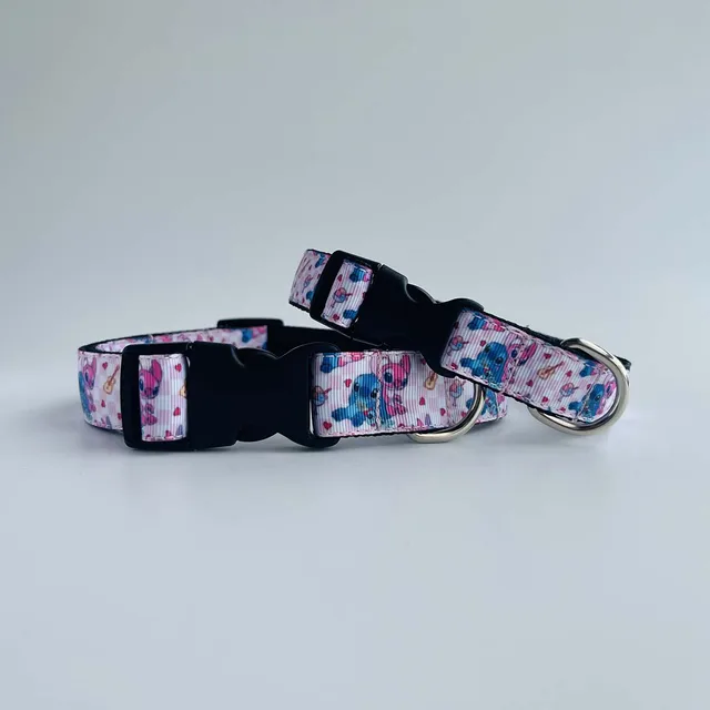 Stitch and Lilo Dog Collar Adjustable for Small Medium Large Dogs 2