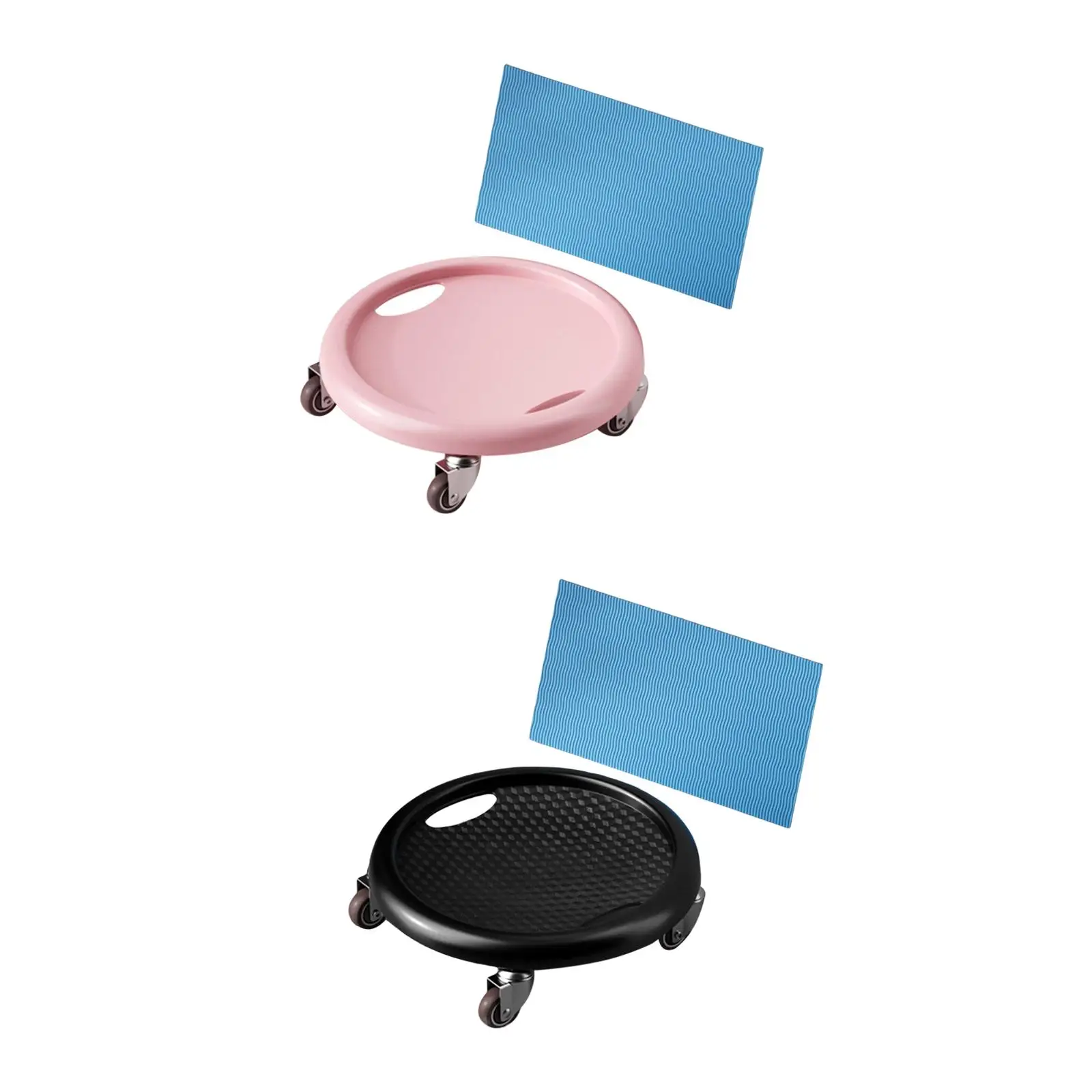 Abdominal Trainers Roller Tray Silent Universal Wheels Fitness Equipment