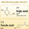 30ml Kojic Acid Serum Strong Brightening Whitening Cream Spots Fine Lines Lighten Skin Tone Rejuvenating Antiage Face Skin Care 3