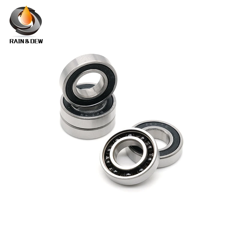 607 하이브리드 세라믹 베어링, ABEC-7 자전거 하단 브래킷 및 예비 부품, 6901RS Si3N4 볼 베어링, S607RS CB 세라믹, 7x19x6mm, 2 개