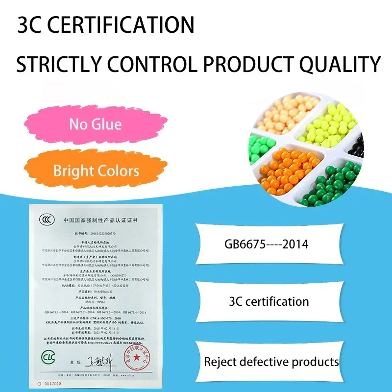 Magical Water Sticky Beads Toy Set DIY Handmade Children Water Spray Magic Crystal Beads Puzzle Craft Kits Kids Educational Toys - Bilde 6