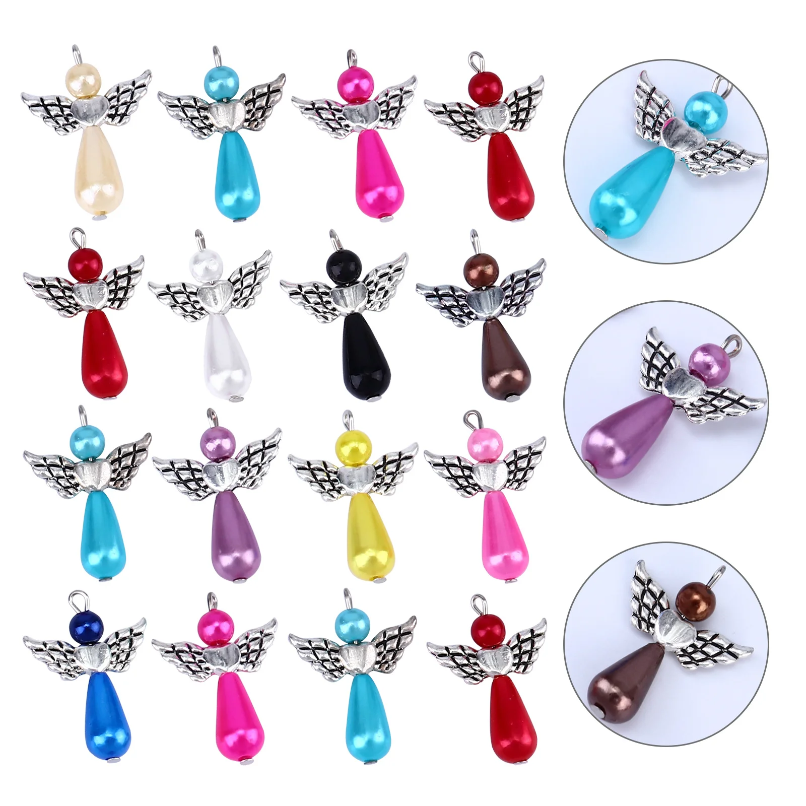 

20Pcs Creative DIY Pendants Creative Hanging Jewelry Key Chain Pendants