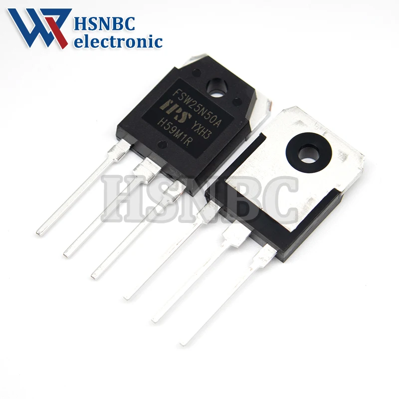 10 Pezzi Transistor FSW25N50A In Contenitore TO-3 - Originali MTX-IC