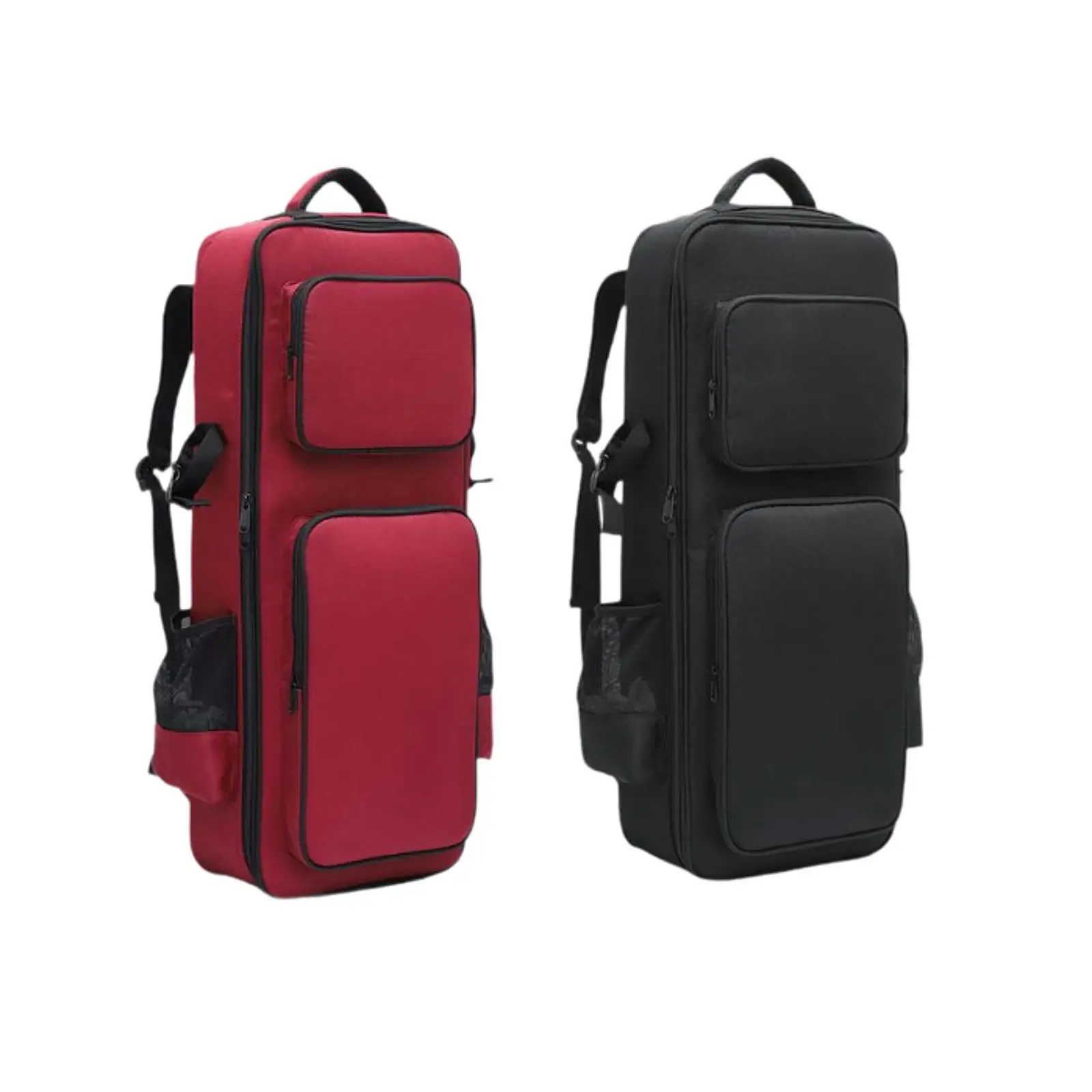 Saxophone Storage Bag Travel Case with Exterior Pockets Handle Strap ...