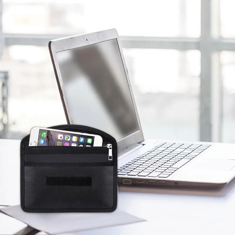 Fireproof Money Document File Bag Pouch Cash Bank Cards Passport Valuables Organizer Holder Safe Storage With Sticky Strap