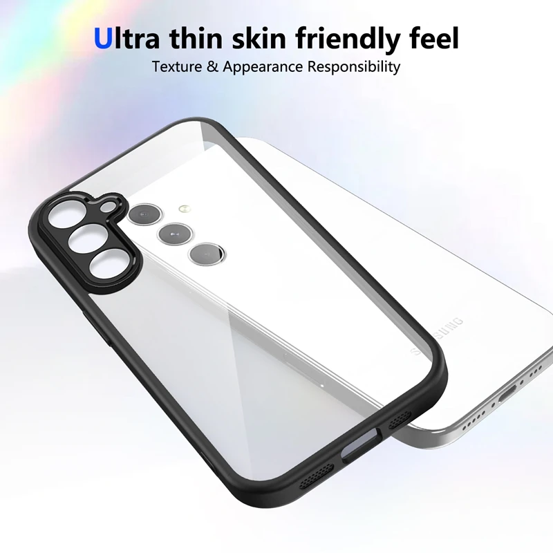 Clear Shockproof Silicone Phone Case with TPU Bumper