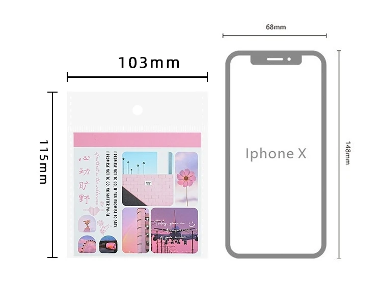 40pcs Ins Style Sticker Book - Tourism Landscape Theme Korean Stationery，Creative Scrapbooking Stickers，Junk Journal supplies