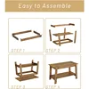Coffee Table, Rustic Coffee Tables for Living Room, Outdoors, Home Office, Bedroom, Wood Living Room Tables wi 5