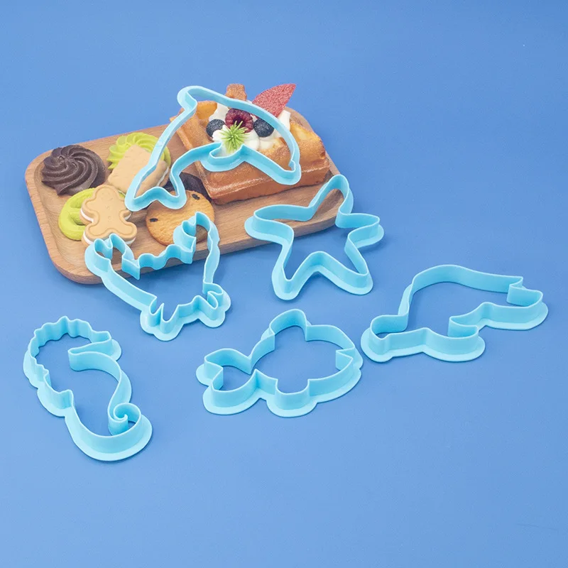 Cookie Cutter Cookie Mould Cookie Printing Mold Pastry Cutter Food Grade Plastic Pastry Molds Set Cookie Cutter Cookie Stamp Molds Super Series Kitchen Accessories 4Pcs