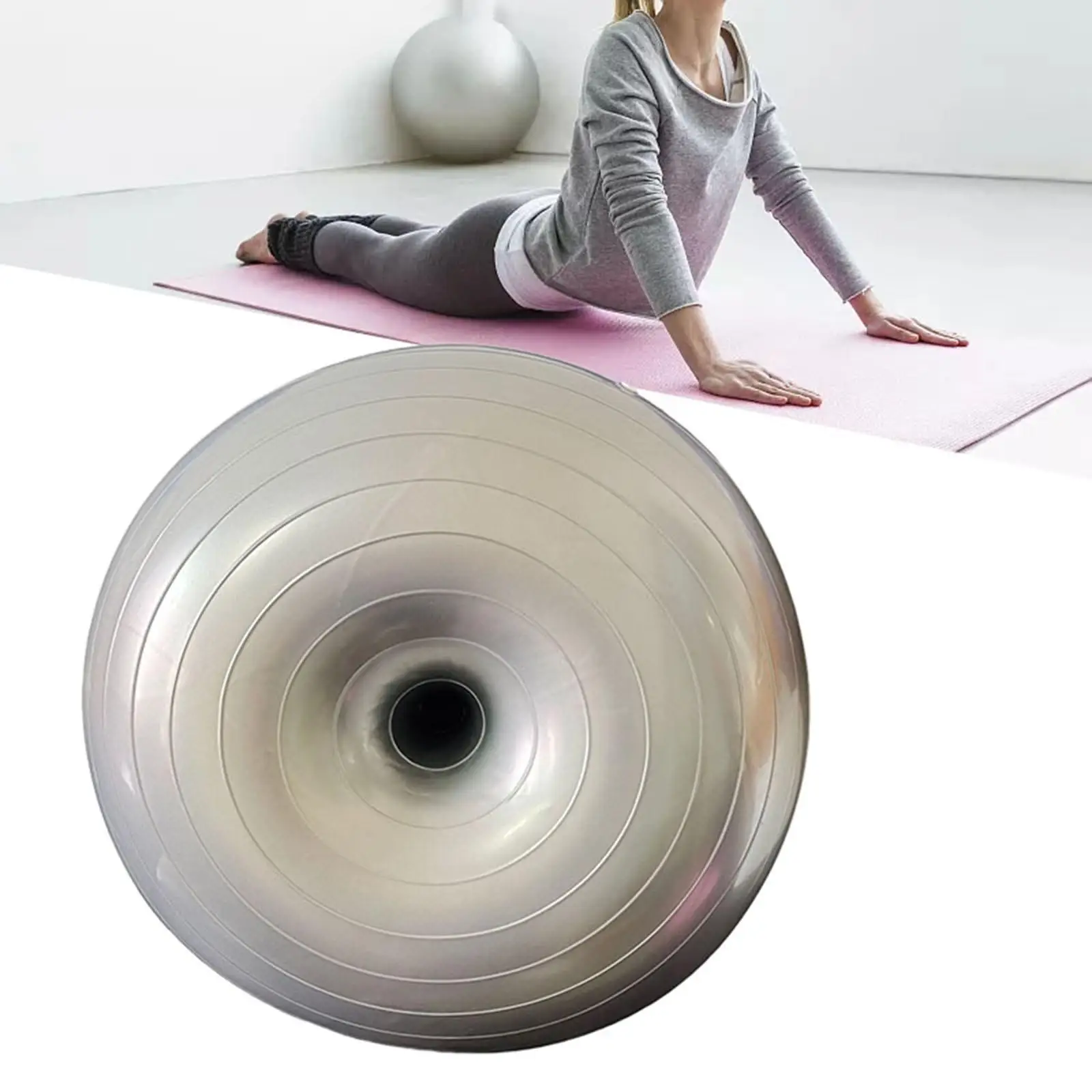 21.65 Inch Exercise Ball Donut Ball for Rhythmic Training in