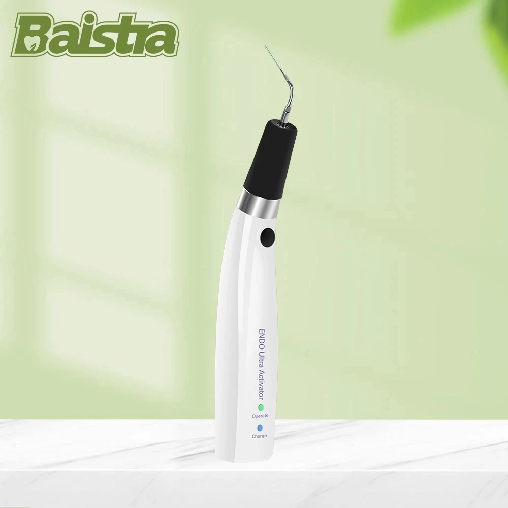 

BAISTRA Dental Endo Ultra Activator Endo Irrigator 300 Rotatable Contra-angle Cordless Ultrasonic Operation Efficient Cleaning