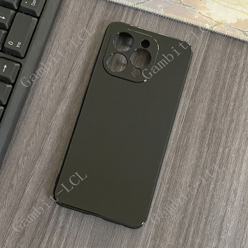 Enhanced Product Title: Sleek Shockproof Soft TPU Phone Case with Back Ring Holder Bracket - 6.7