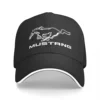 Skeleton Mustang Baseball Caps Casual Sandwich Hats 2