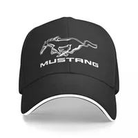 Skeleton Mustang Baseball Caps Casual Sandwich Hats 2