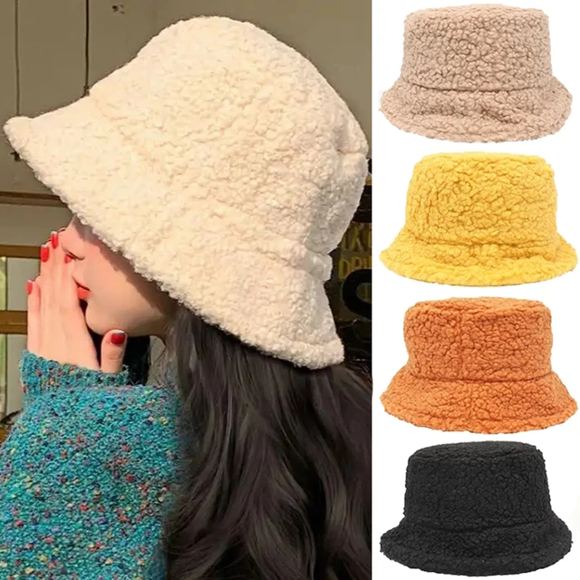 Hat Warm Bucket Hat Solid Men Fishing Fisherman Hat Autumn Winter Outdoor  Warm Cap for Women (Color : 14, Size : 56-58cm) : : Clothing,  Shoes & Accessories