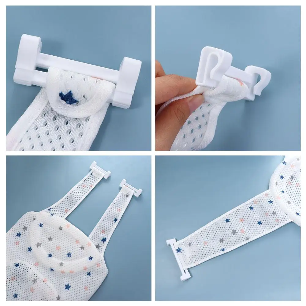 Adjustable Non-slip Newborn Baby Tubs Bathtub Seat Cross-shaped Bath Mat