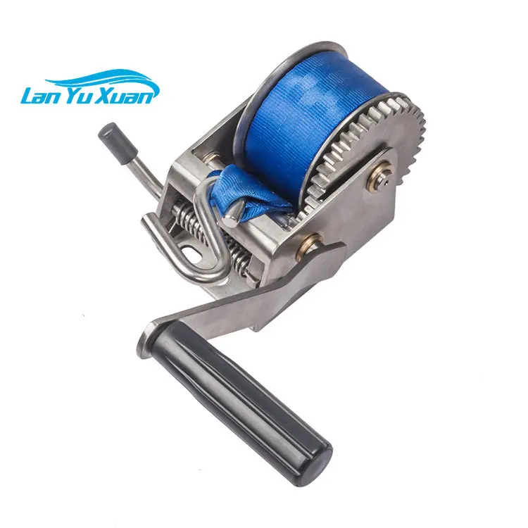 Portable stainless steel mini manual hand anchor winch