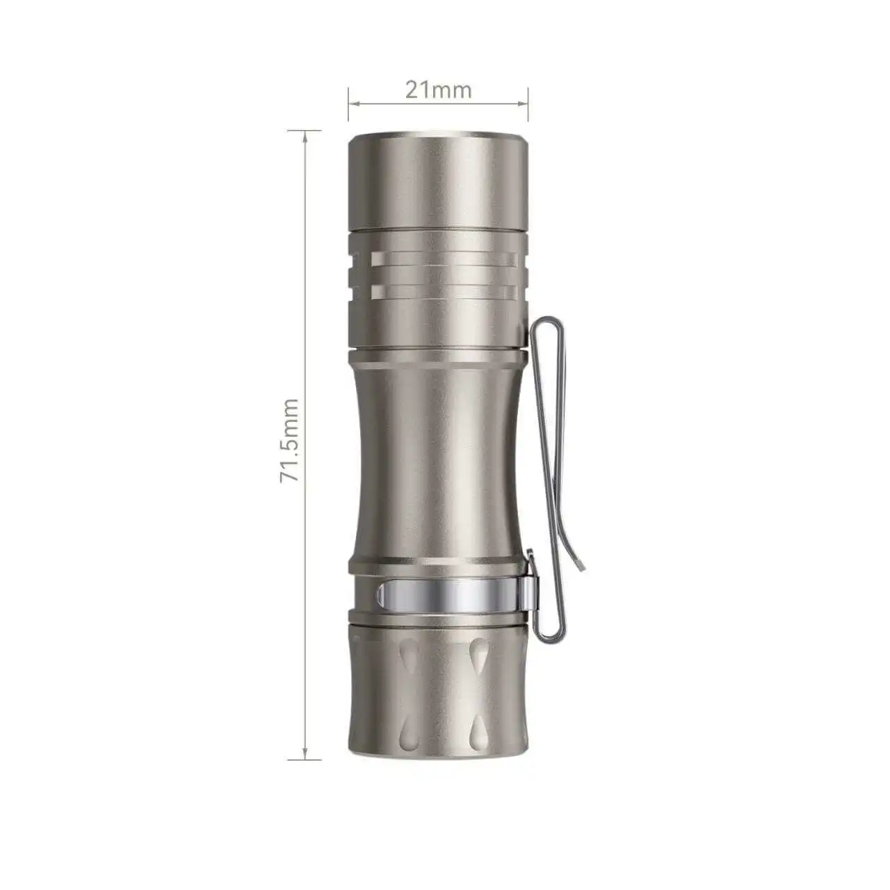 Wurkkos Titanium TS10 V2.0 1400 Lumens EDC Flashlight Anduril 2.0