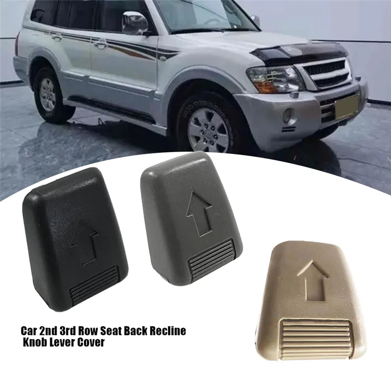 MR610534 for Mitsubishi Montero 2001-2006 Gen3 2Nd 3Rd Row Seat Back Recline Knob Lever MR610533 Button Switch Grey