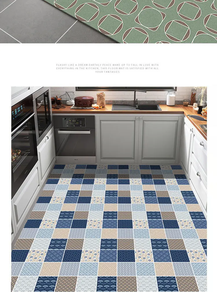 Absorbent Kitchen Rug Non-slip Floor Mat Absorb Oil Kitchen Long Area Rug  Bedroom Carpet Entrance Doormat Home Decor alfombra 러그 - AliExpress