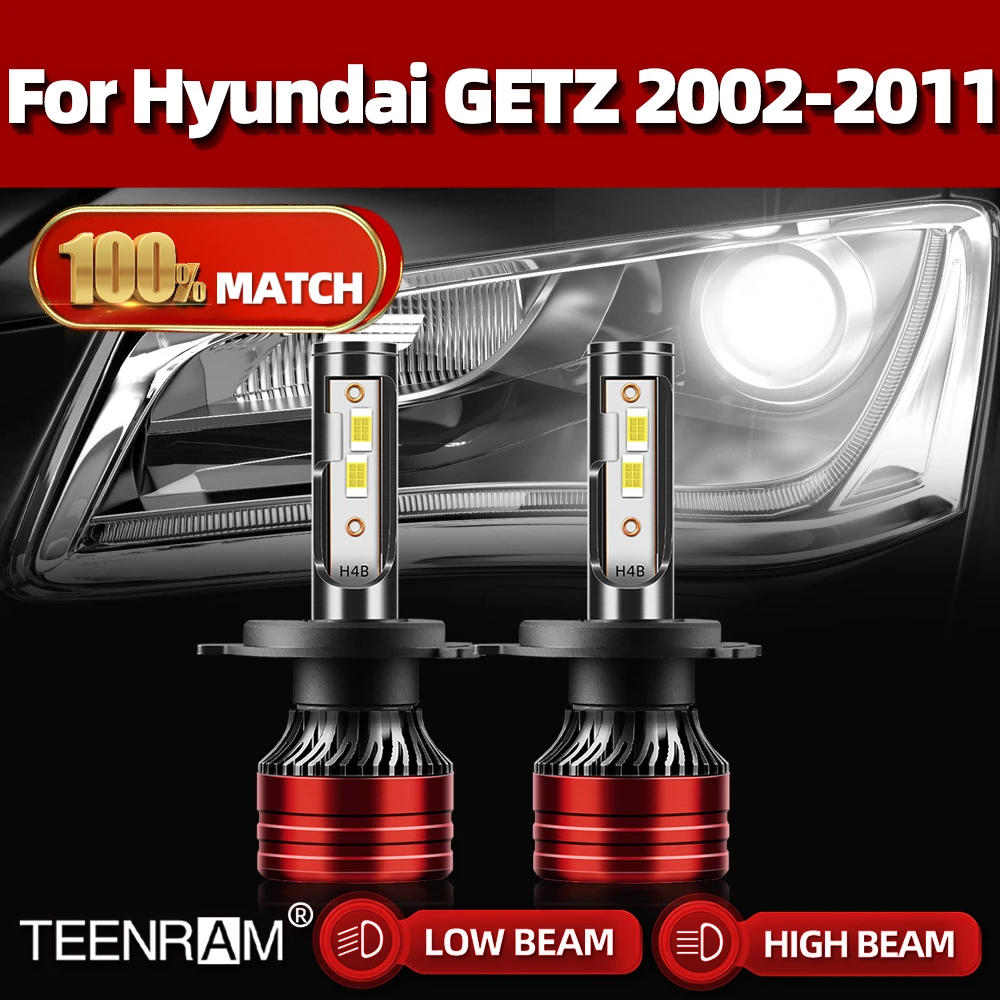 

LED Headlights Bulbs 6000K White Auto Lamp 120W 20000LM CSP Chip Car Light For Hyundai GETZ 2002-2006 2007 2008 2009 2010 2011