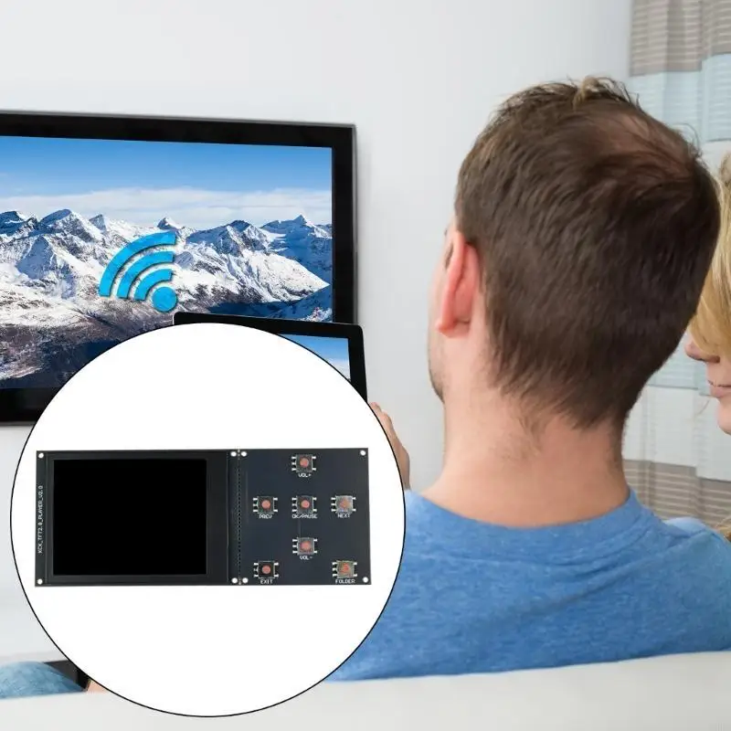 12PC Portable 2.8Inch TFT Display MP3 Audios Decoders Board Featuring Bluetooth-compatible Connectivity And Remote Operation