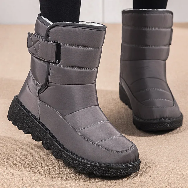 Women Boots 2023 New Winter Boots With Platform Shoes Snow Botas De Mujer Waterproof Low Heels Ankle Boots Female Women Shoes 5