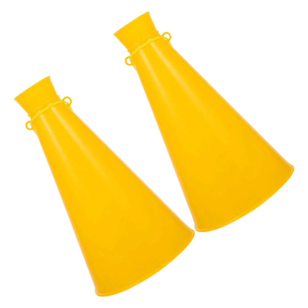 2 Pcs Speakers Cheering Microphone Horn Toy Football Megaphones for Party Game Noise Makers Prop Sporting Events Toddler