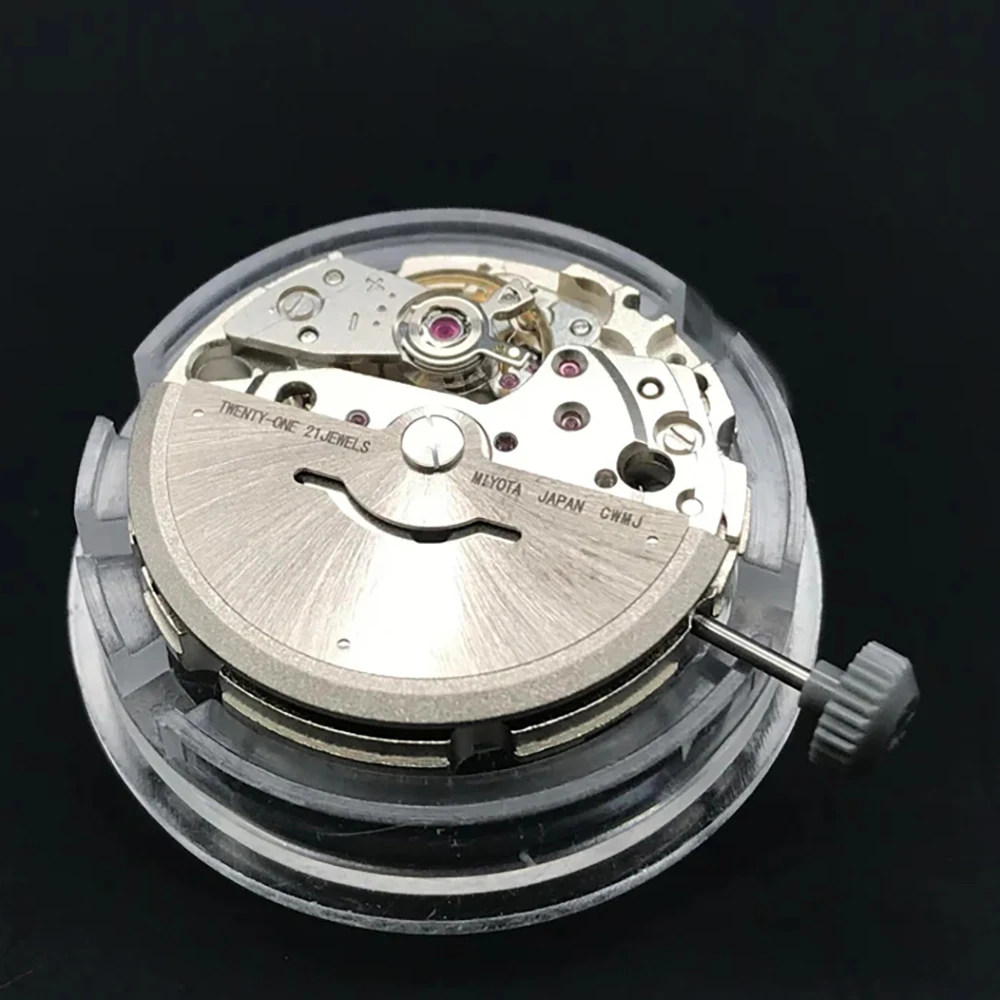 Japan Original Miyota 8215 Mechanical Movement Automatic Self-winding Skeleton High Accuracy 21 Jewels Replace Movement Gold